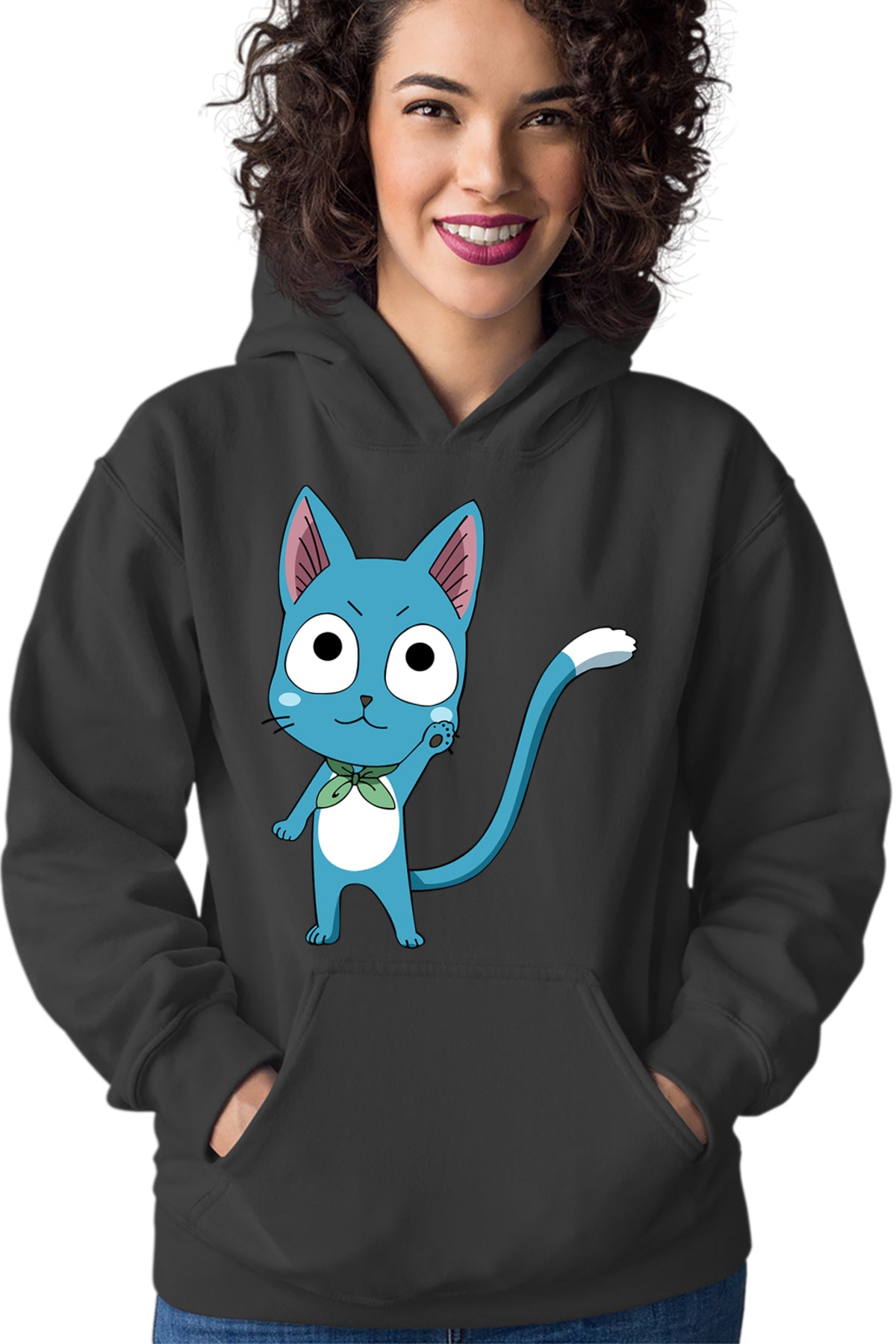 Hanorac dama Fairy Tail Happy Cat Ninja City Mustang