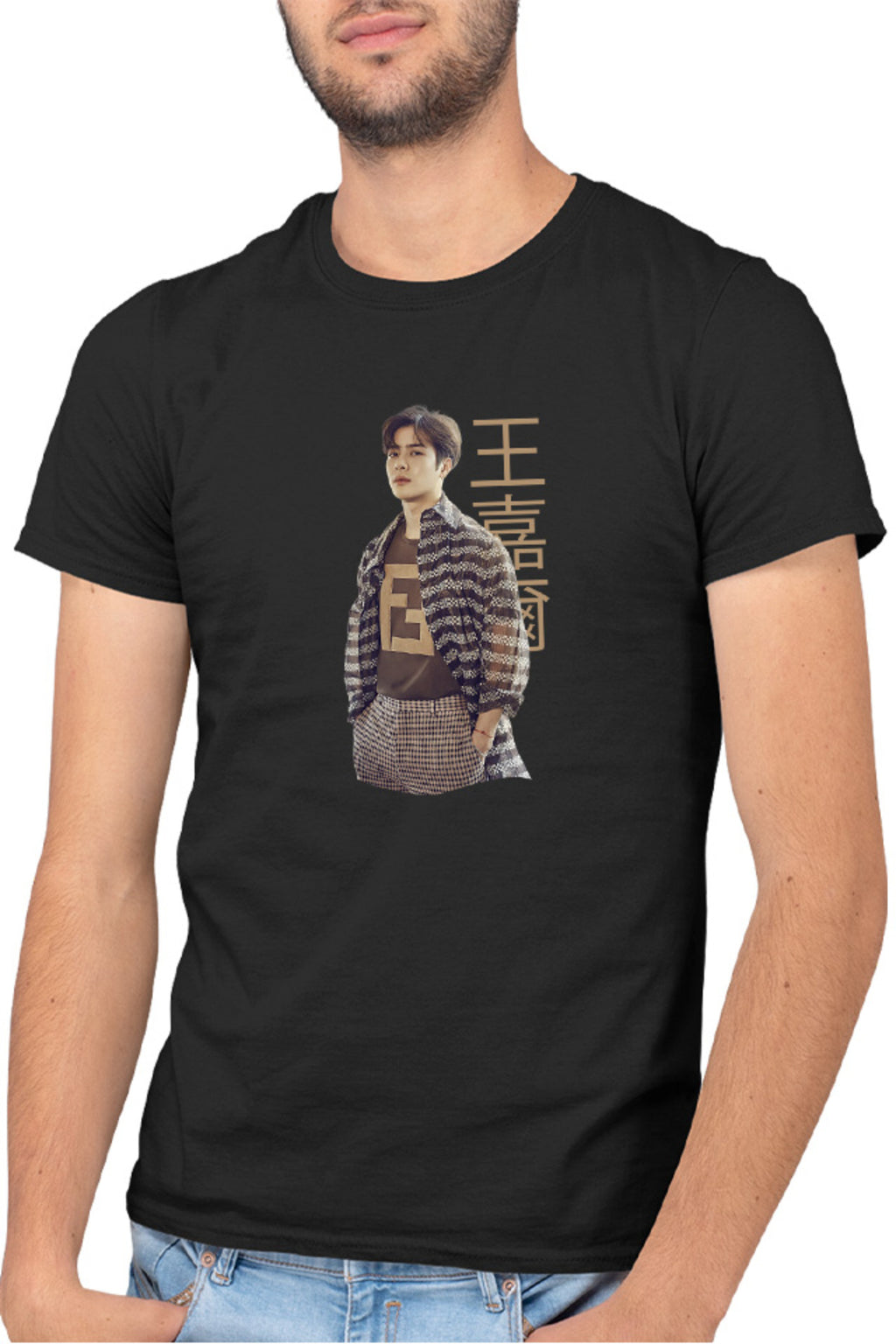 Tricou barbati Got7 Jackson Wang Idol K-pop Music Dance Host