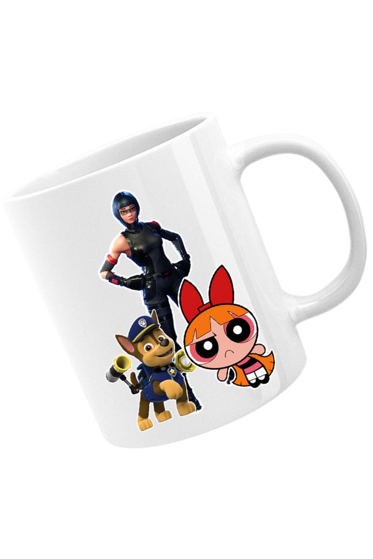 Cana Fortnite Panter Cat Costume Skin Powerpuff Girls, alba, 330 ml