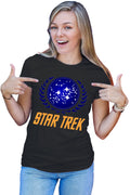 Tricou dama Star Trek United Federation of Planets Starft