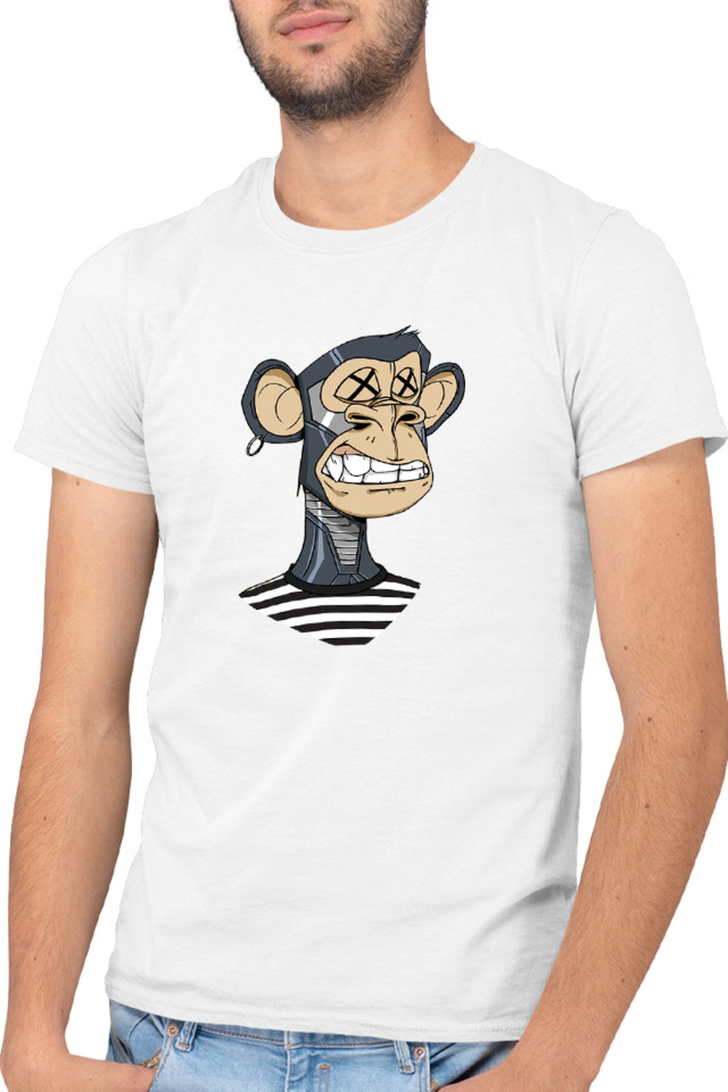 Tricou barbati NFT Monkey Currency Money Trend Animal