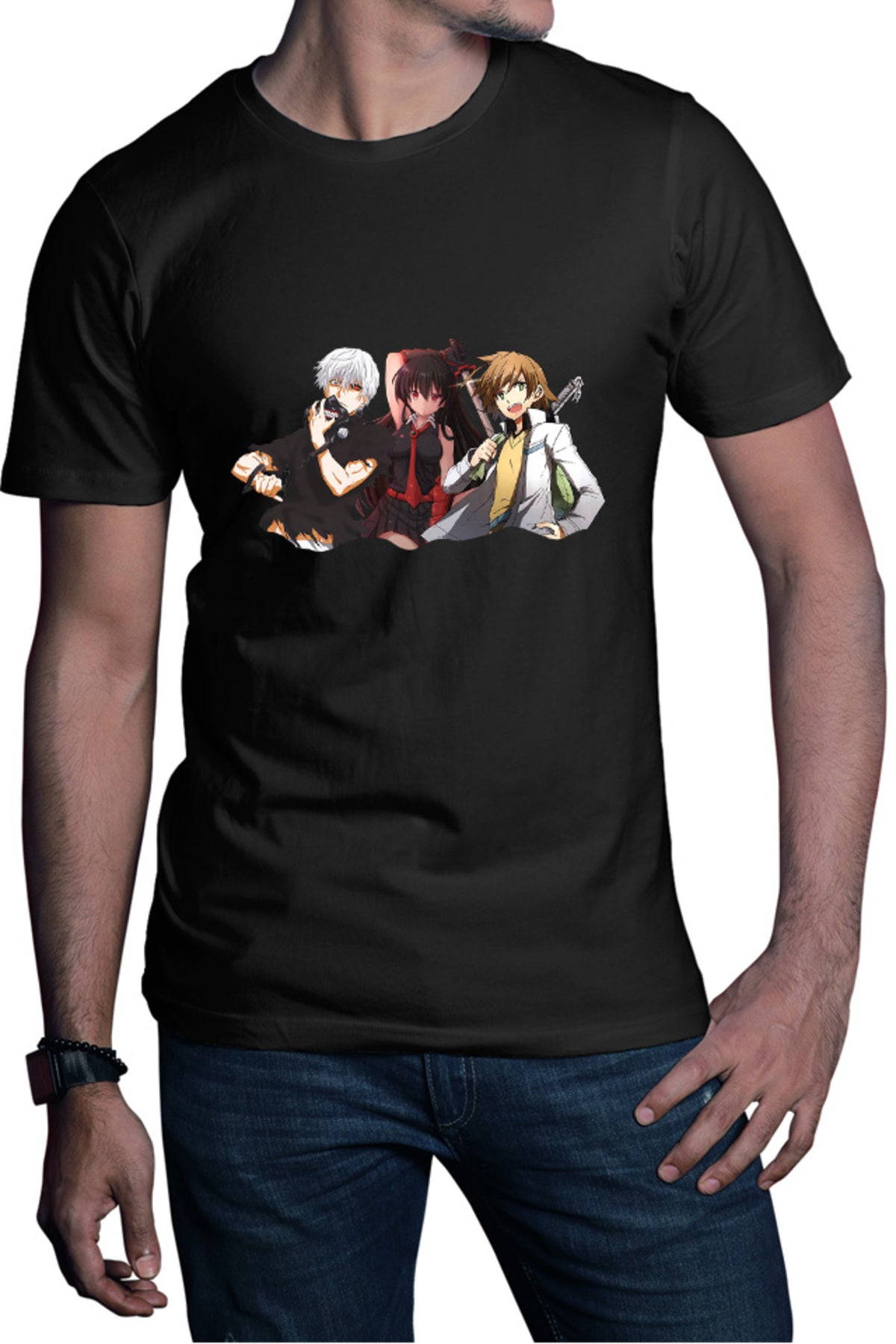Tricou barbati Akame ga kill Tokyo Ghoul Assassins Vampire Paranormal