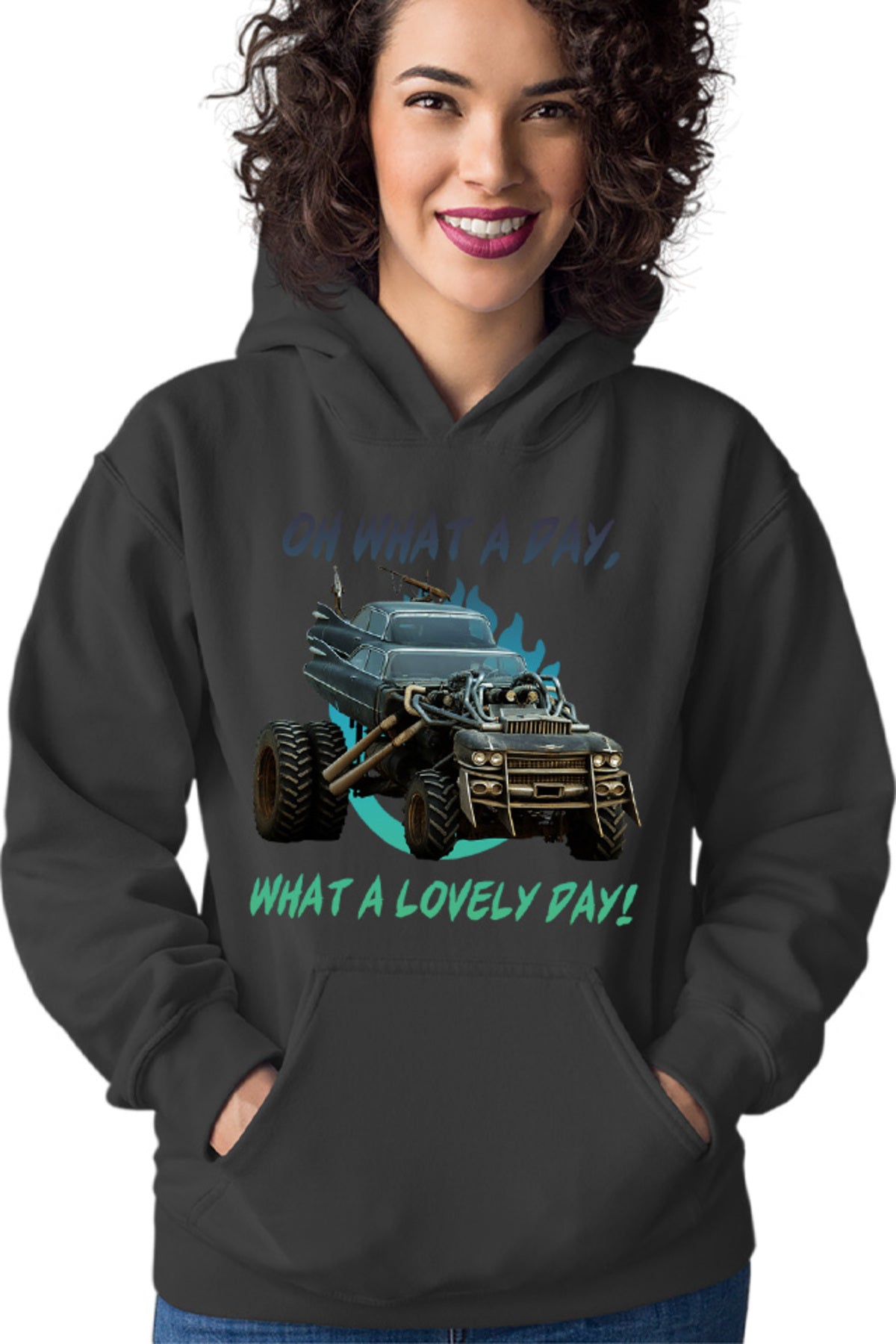 Hanorac dama Mad Max Huge Cars Australian Film Based Mature