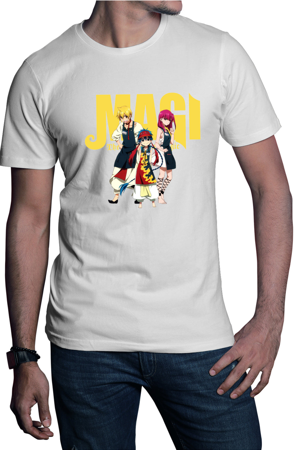 Tricou barbati Magi The Labyrinth of Magic Shinobu Ohtaka Anime