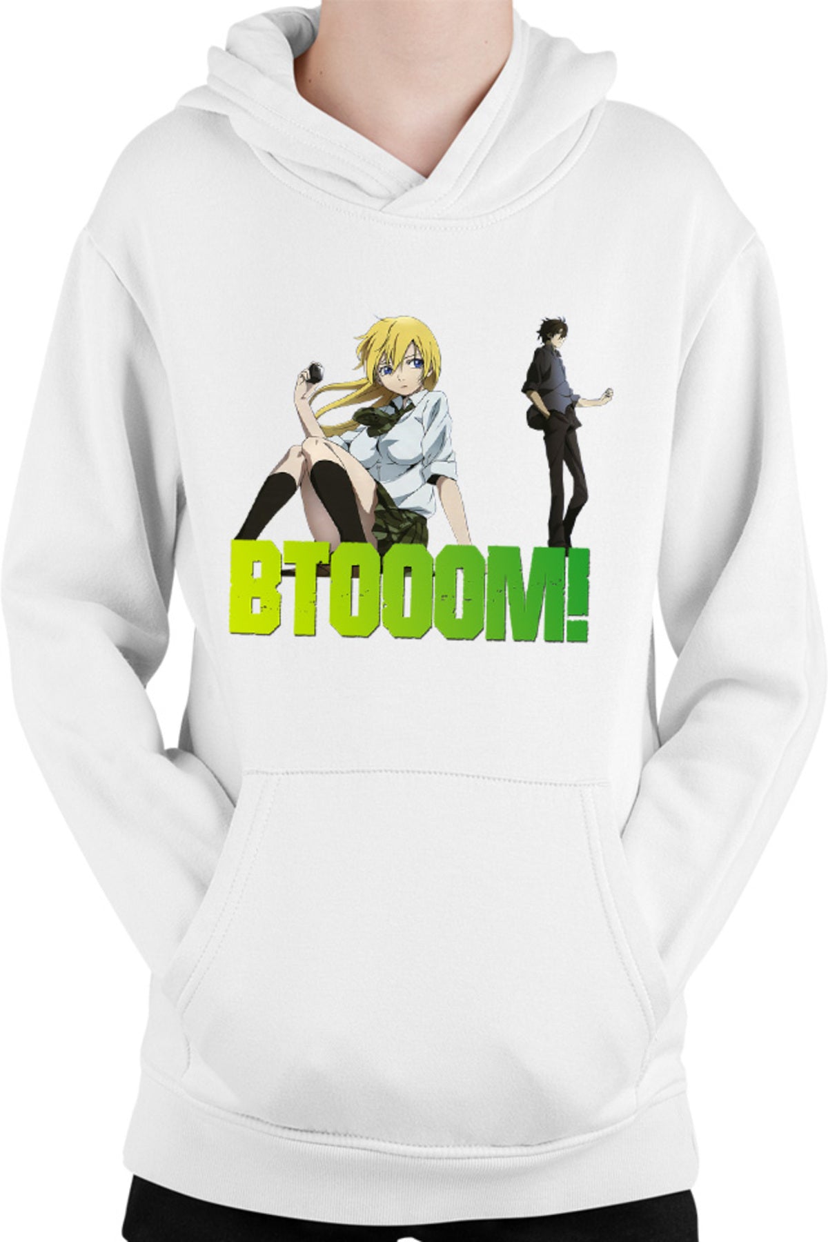 Hanorac copii Btooom! Sakamoto Psichological Anime Shounen Manga Cosplay