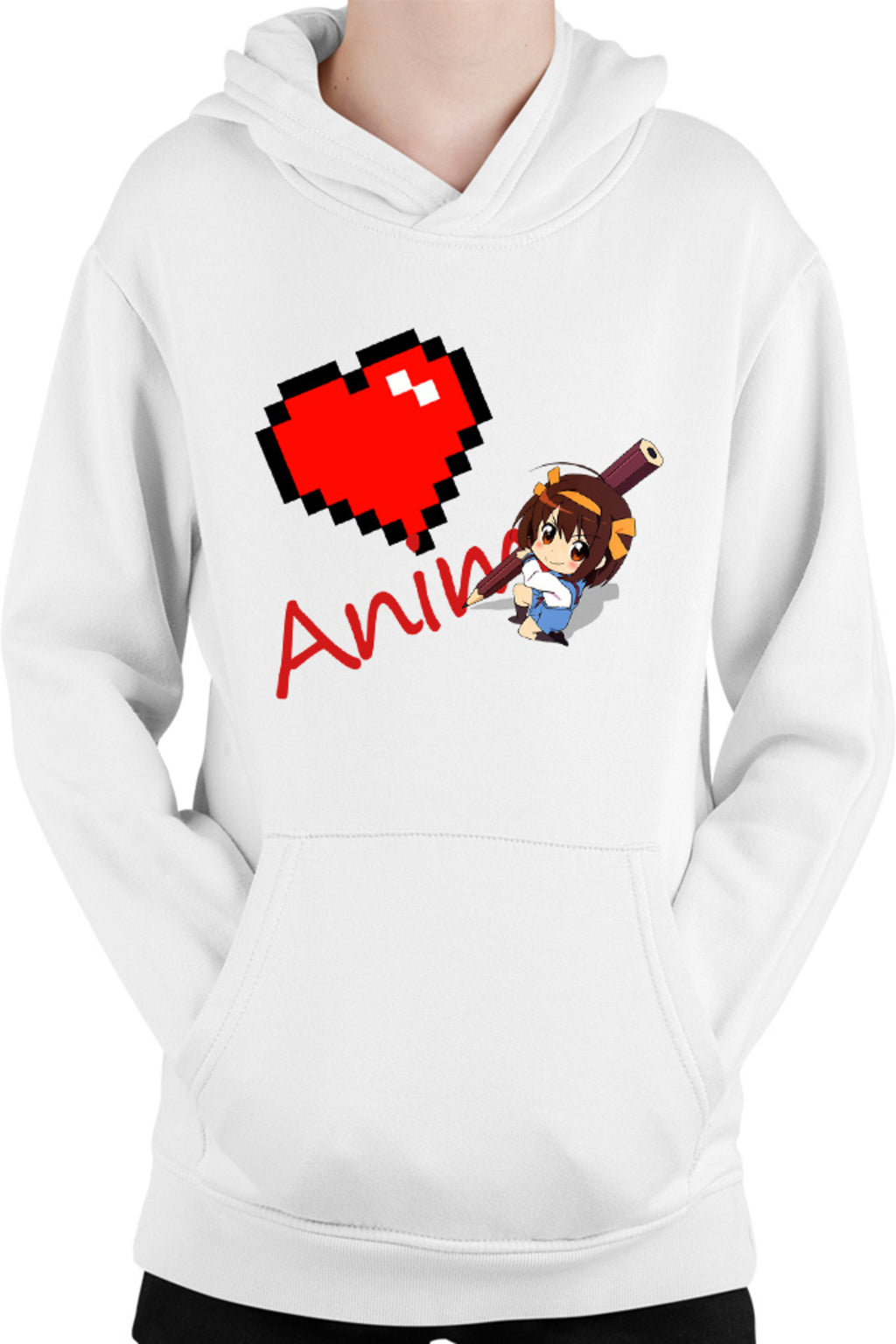 Hanorac copii Haruhi Suzumiya Love Anime Minecraft Write School