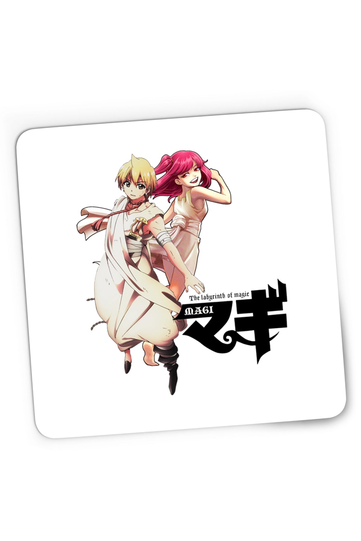 Mousepad Gaming Magi The Labyrinth of Magic Ringke Morgiana Heroes, 21x19 cm