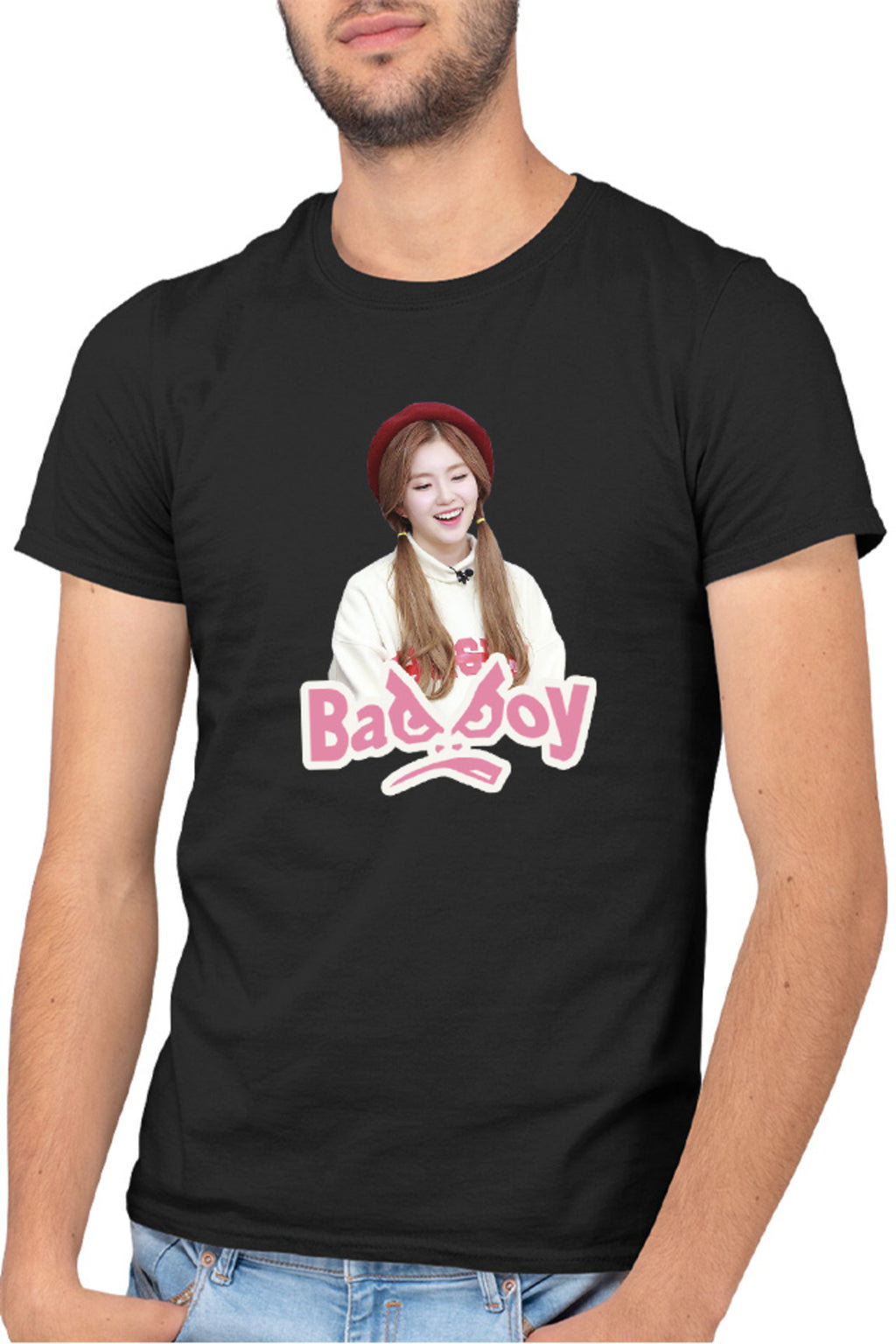 Tricou barbati Red Velvet Bad Boy Album Concept Funny
