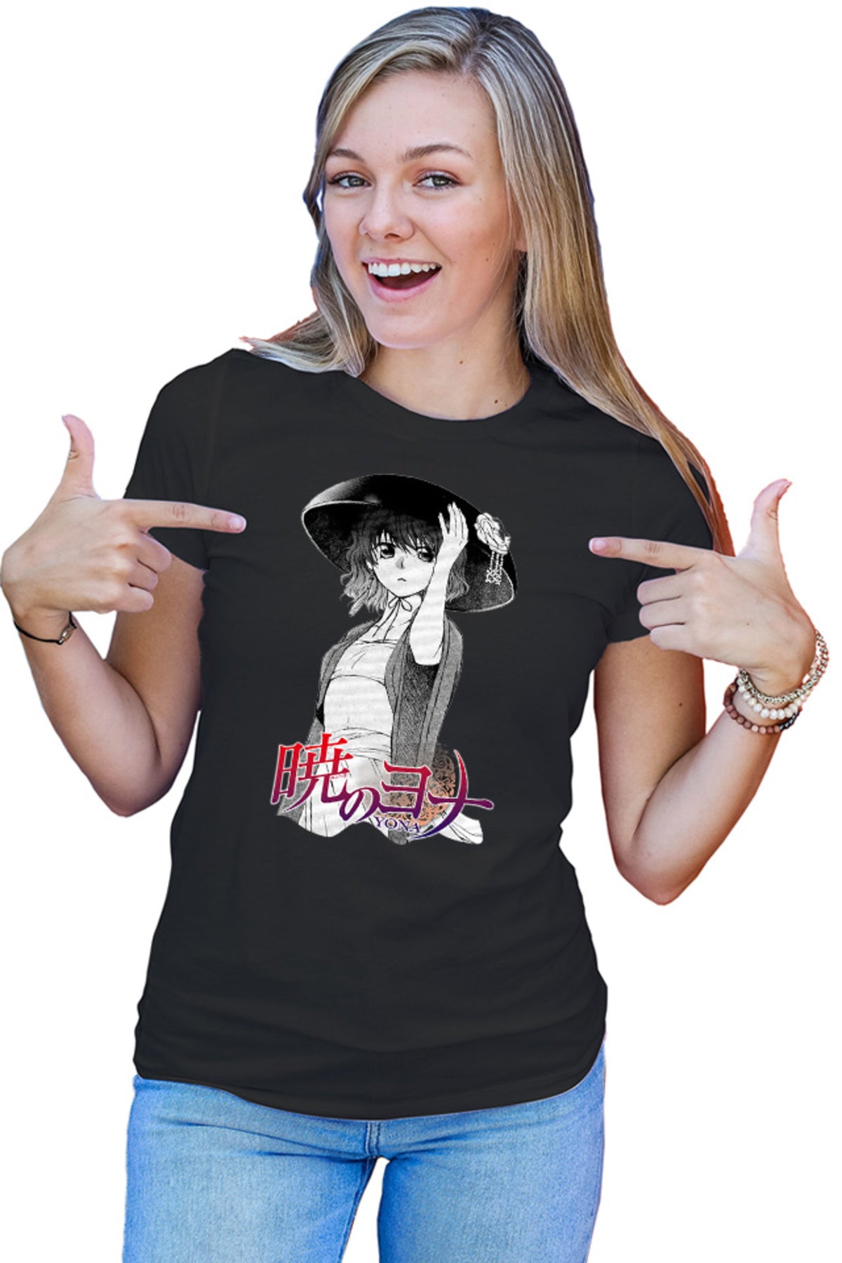 Tricou dama Yona of the Dawn Manga Animeuri Hat Flower Yona