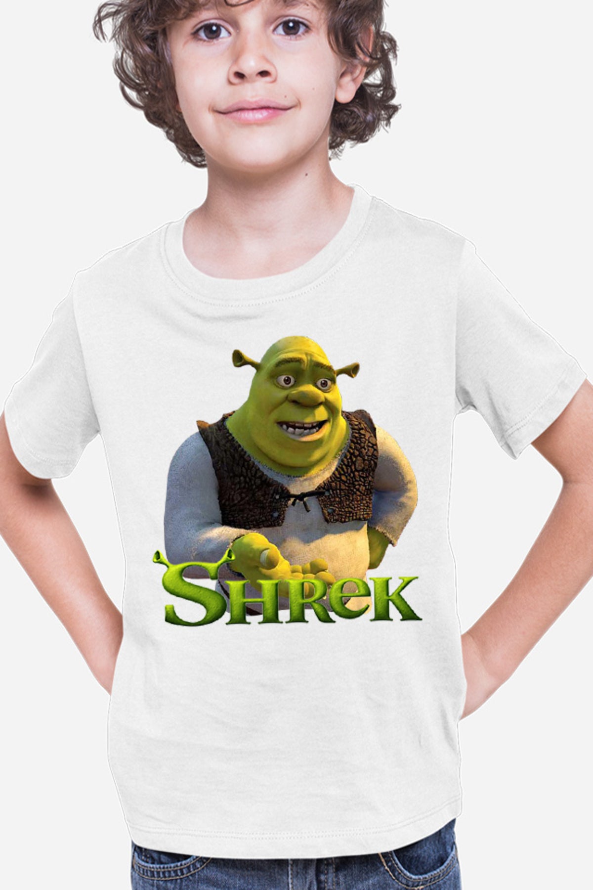 Tricou copii Shrek Logo Monster Orc Medieval
