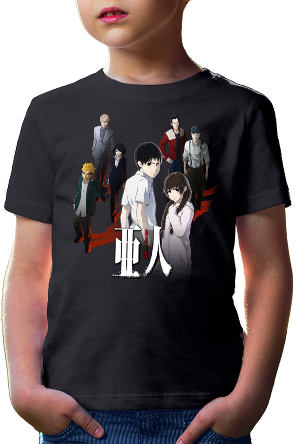Tricou copii Ajin Main Group Seinen Manga Anime Otaku