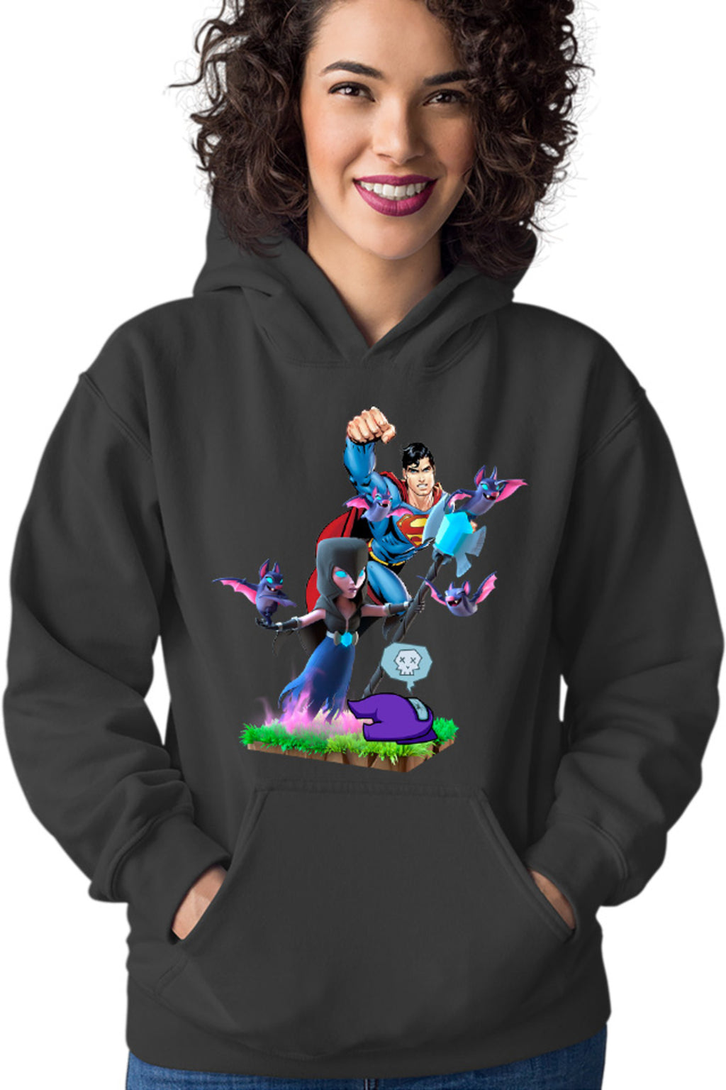 Hanorac dama Clash of Clans Superman Among Us Crash Bats Fly Magic