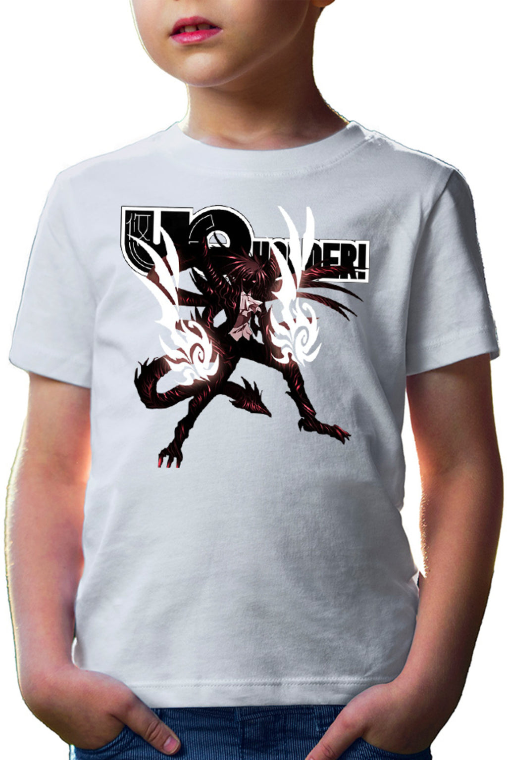 Tricou copii UQ Holder Touta Demon Form Sci-Fi Youkai Samurai