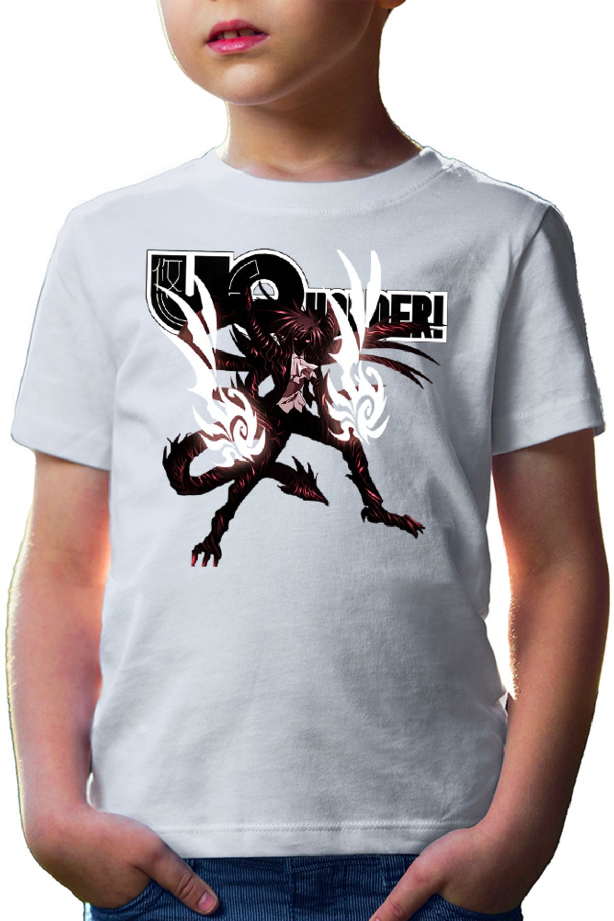 Tricou copii UQ Holder Touta Demon Form Sci-Fi Youkai Samurai