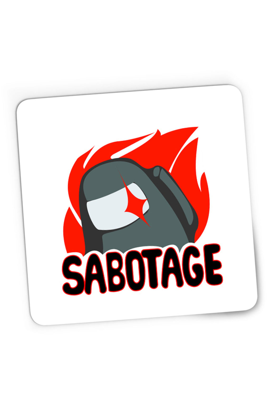 Mousepad Gaming Among Us Sabotage Crew Space Station Task Vent, 21x19 cm