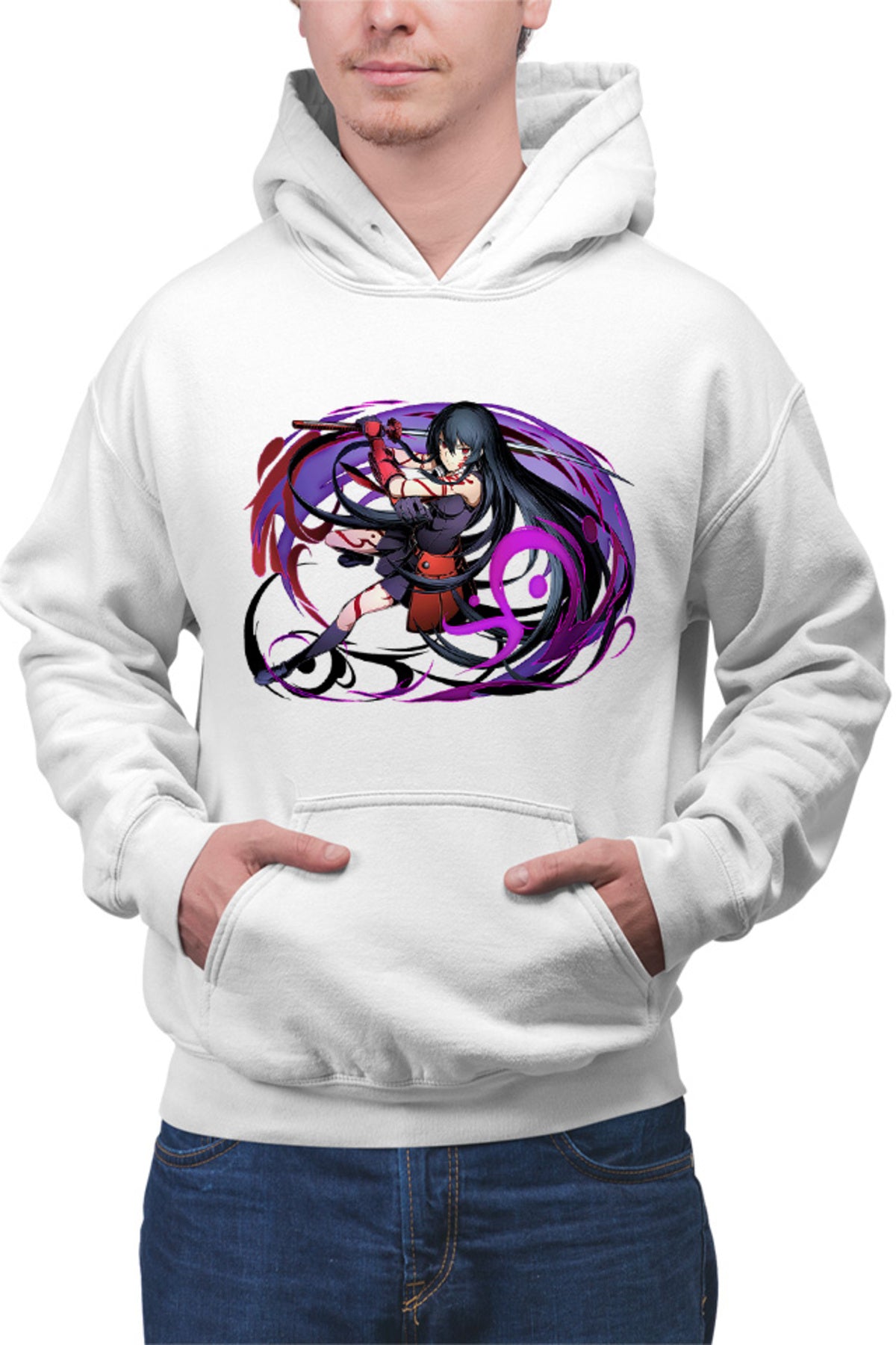 Hanorac barbati Akame ga Kill Flame Moon Kunoichi Power Dragon Ball