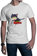 Tricou barbati Rin-ne Rokumon Black Cat Rinne Boundary