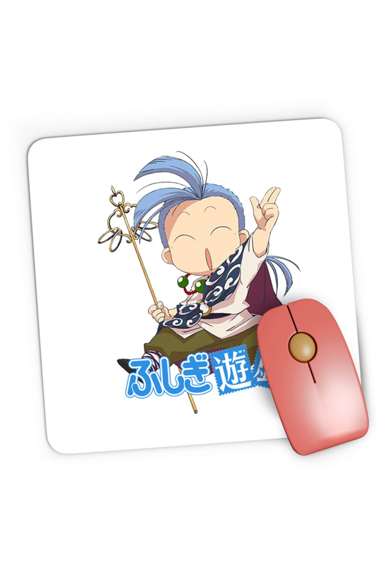 Mousepad Gaming Fushigi Yuugi Chichiri Chibi Isekai Cute Animeeater, 21x19 cm