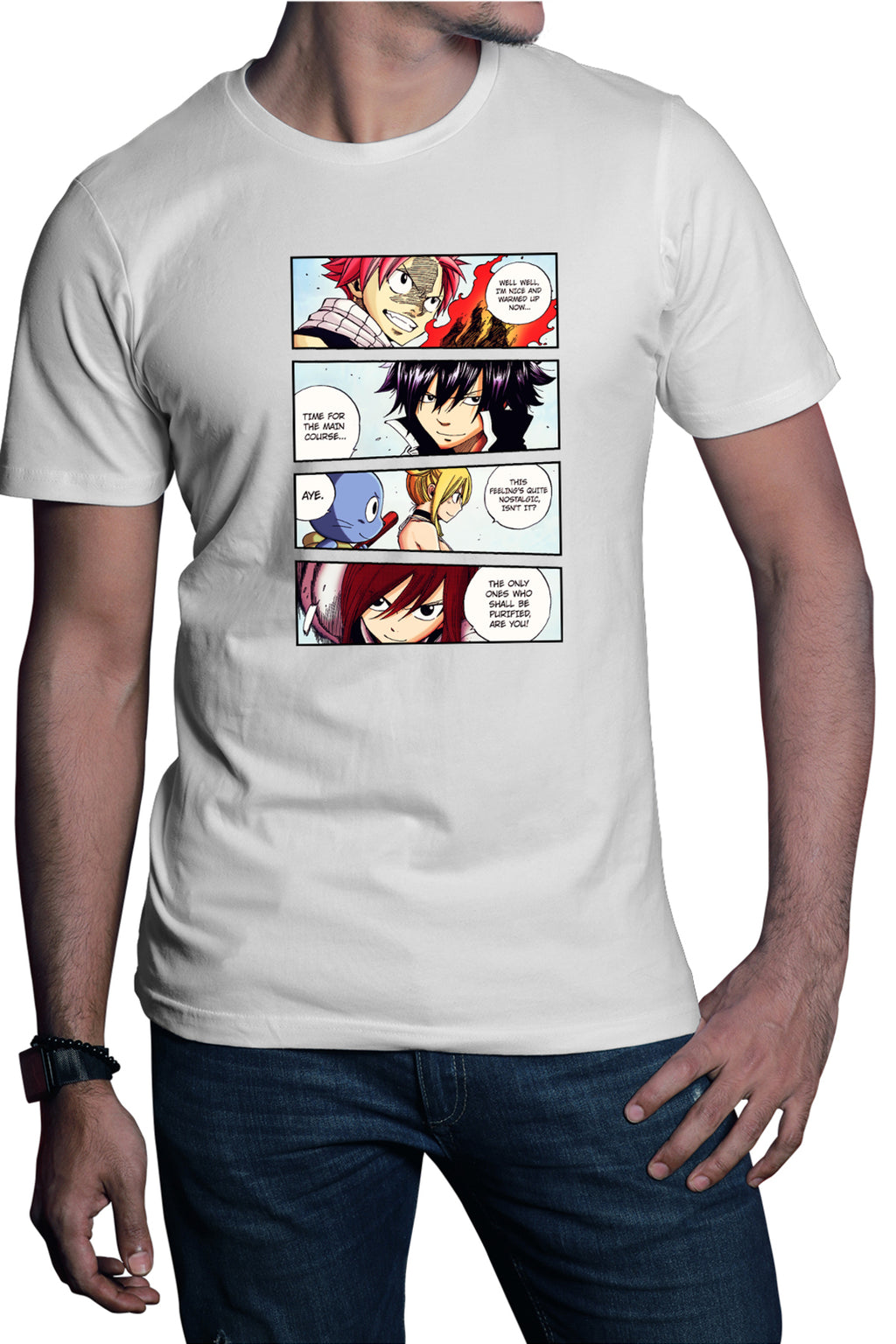 Tricou barbati Fairy Tail Manga Best Otaku Panel
