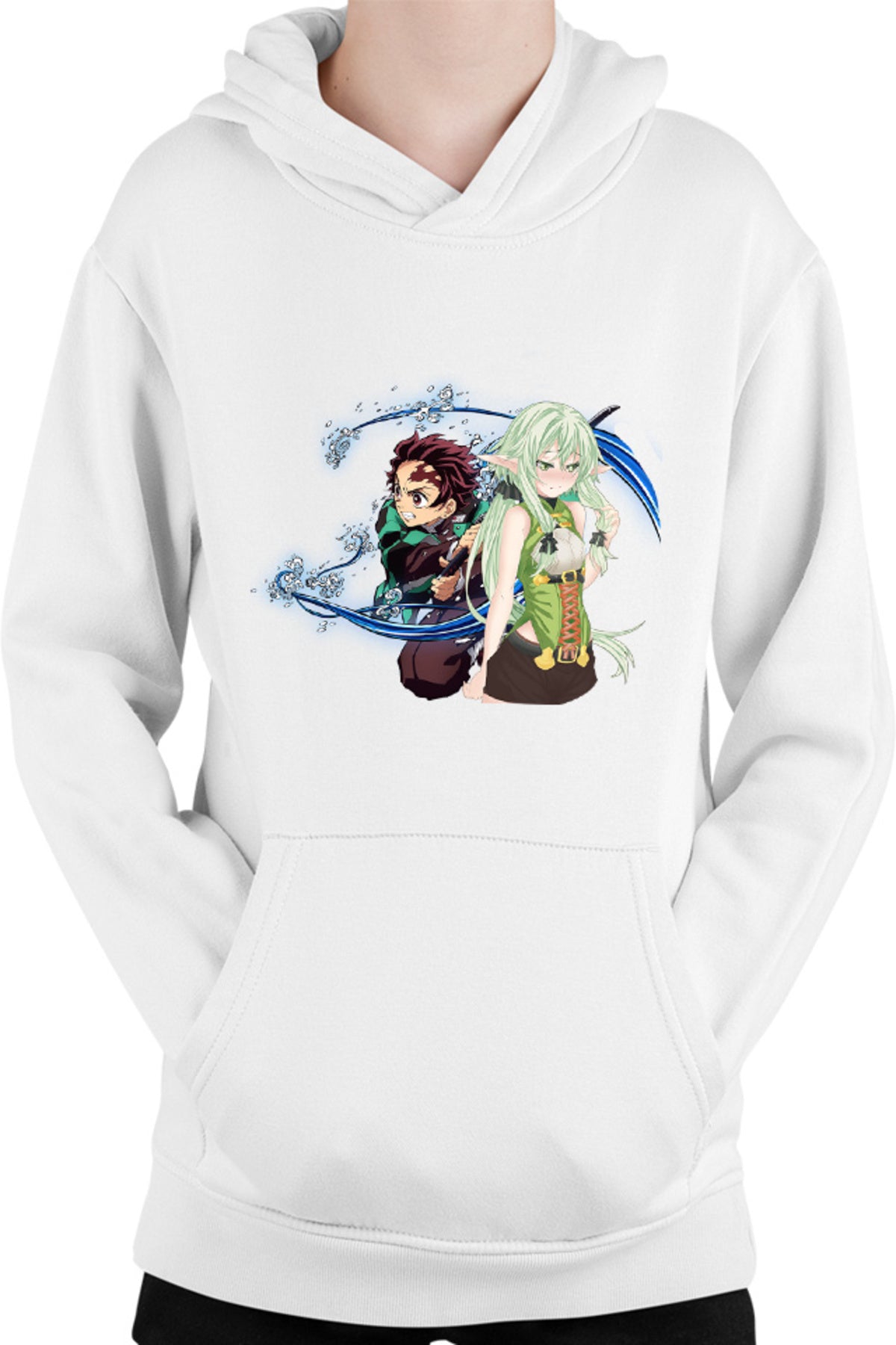 Hanorac copii Goblin Slayer Elf Kimetsu no Yaiba Tanjirou