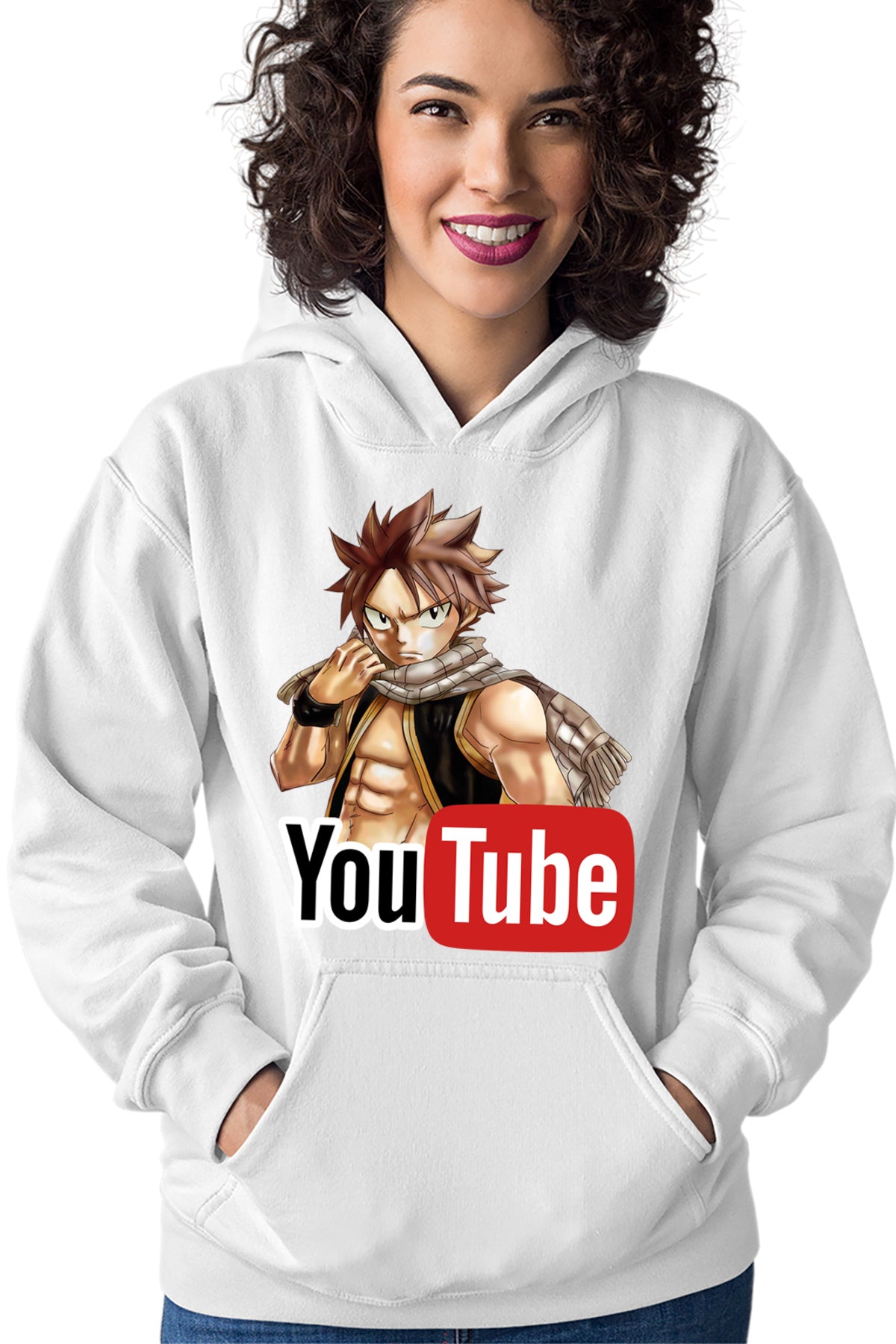 Hanorac dama Fairy Tail Youtube Creator Duplo Natsu