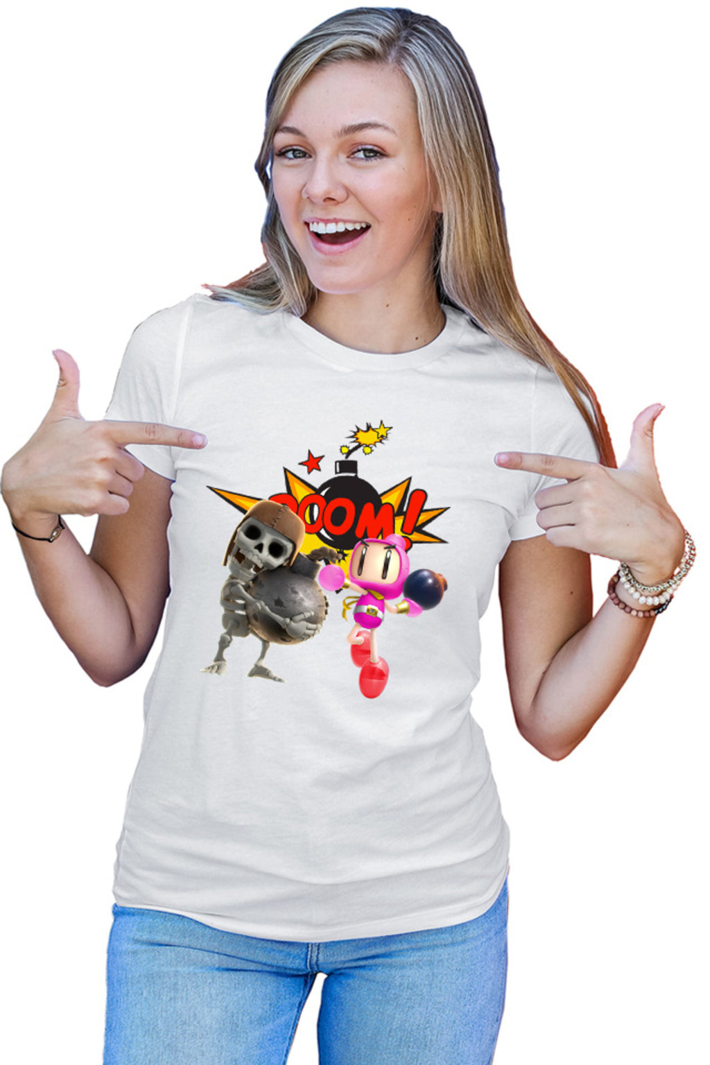 Tricou dama Clash Royale Bomberman Skeleton Special Ability