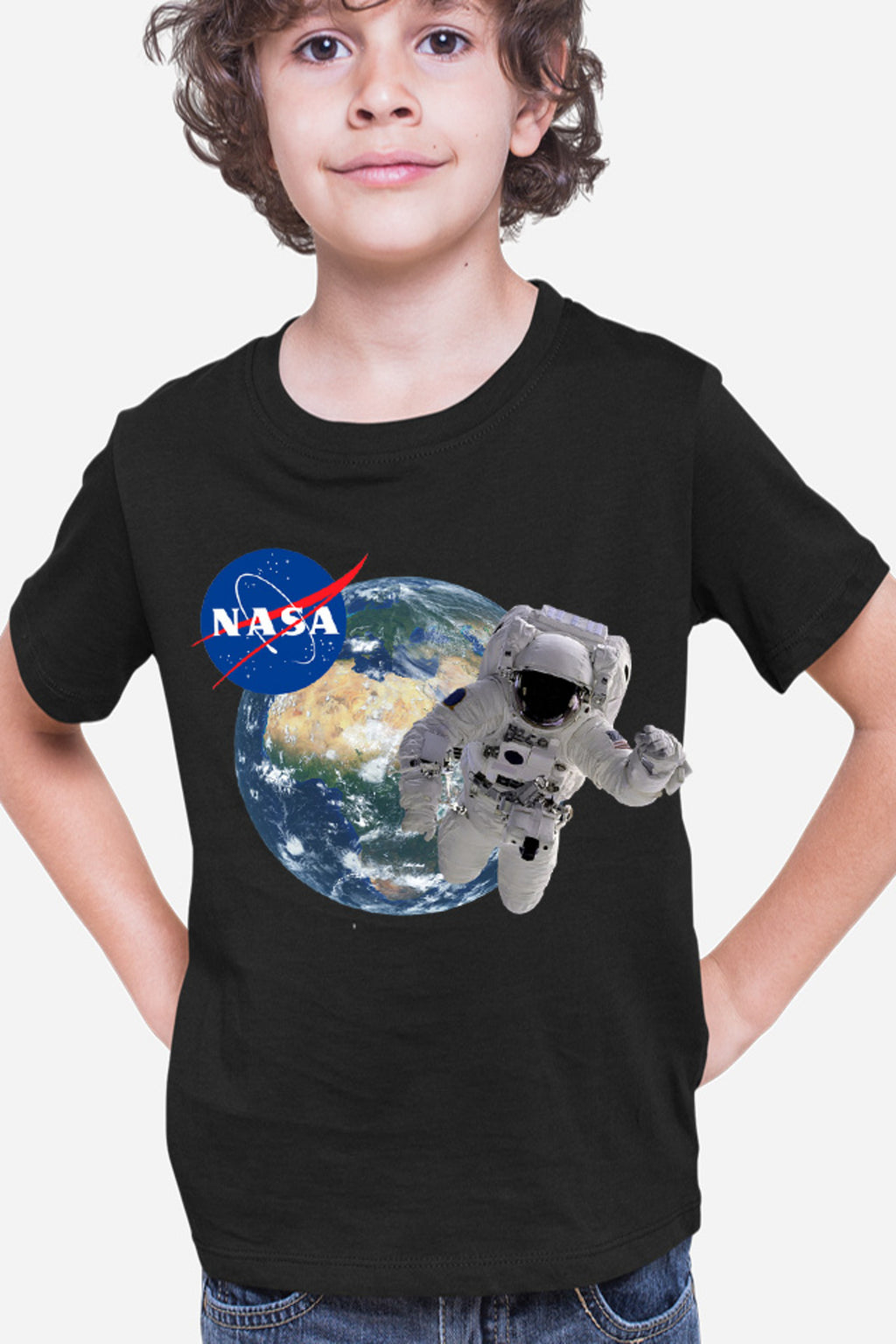 Tricou copii NASA Astronaut Earth Planet Universe