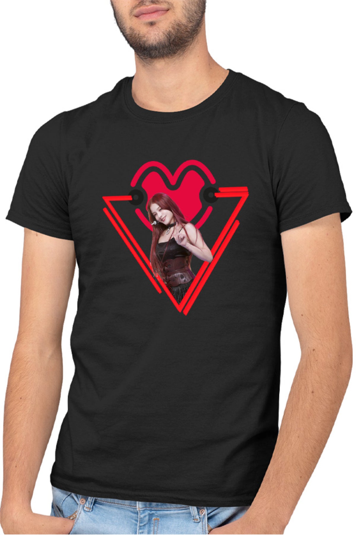 Tricou barbati Momoland Music Pop Rock Award Win Costume