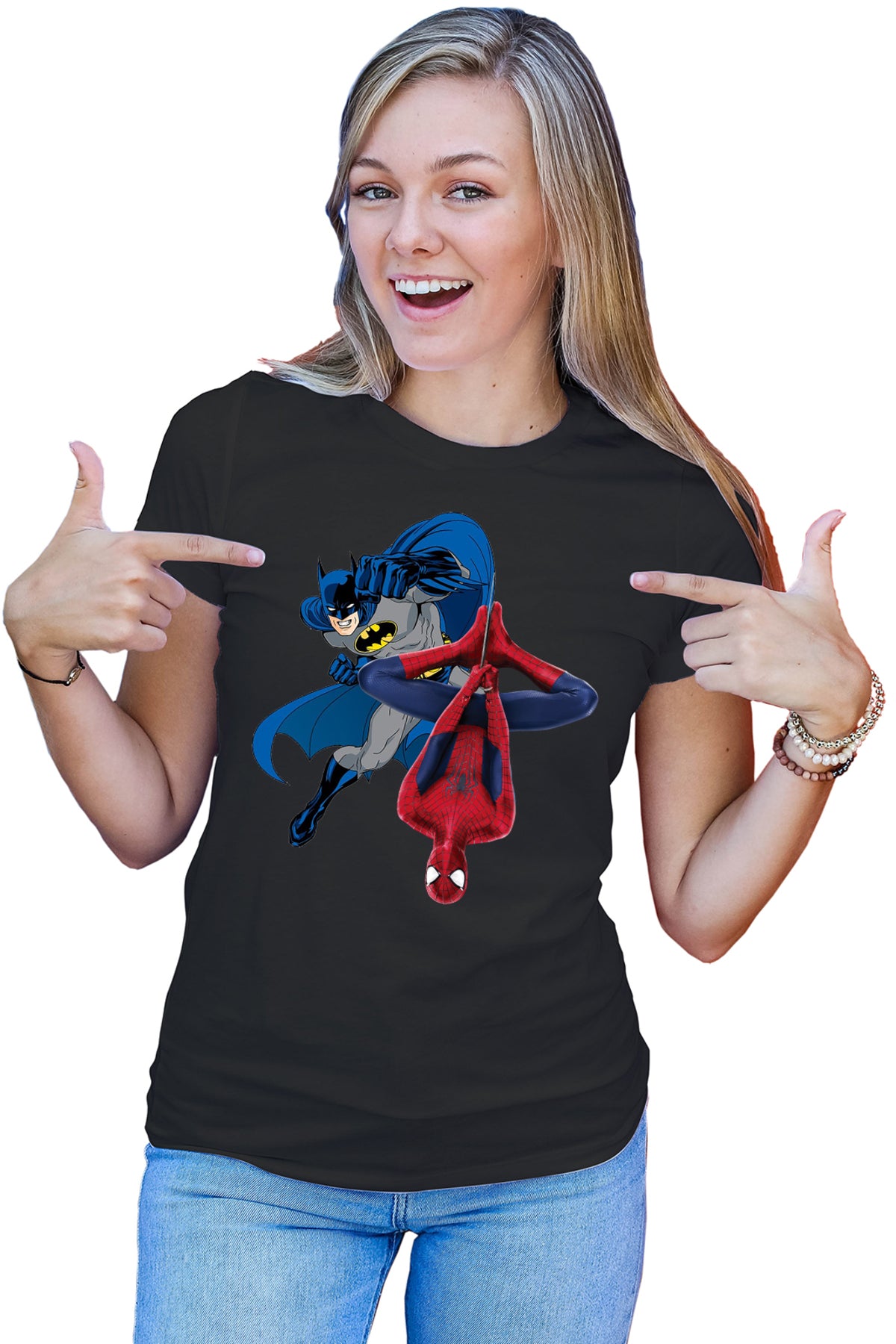 Tricou dama Batman Spiderman Bruce Spirit Cosplay Marvel