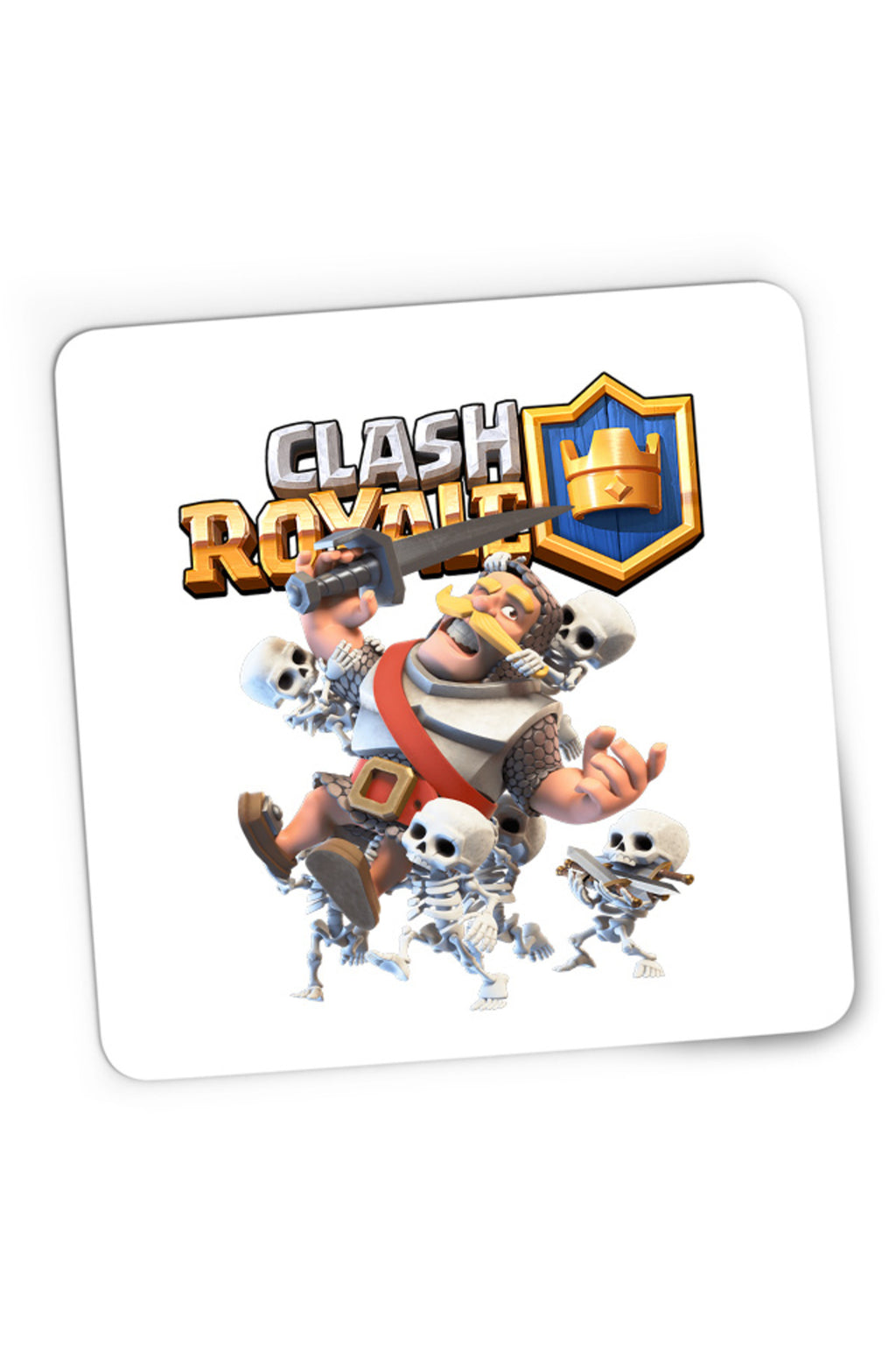 Mousepad Gaming Clash Royale Skeleton Full Team Aggresive Plan Game, 21x19 cm