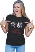 Tricou dama dam Universe Chibi Doza Animata