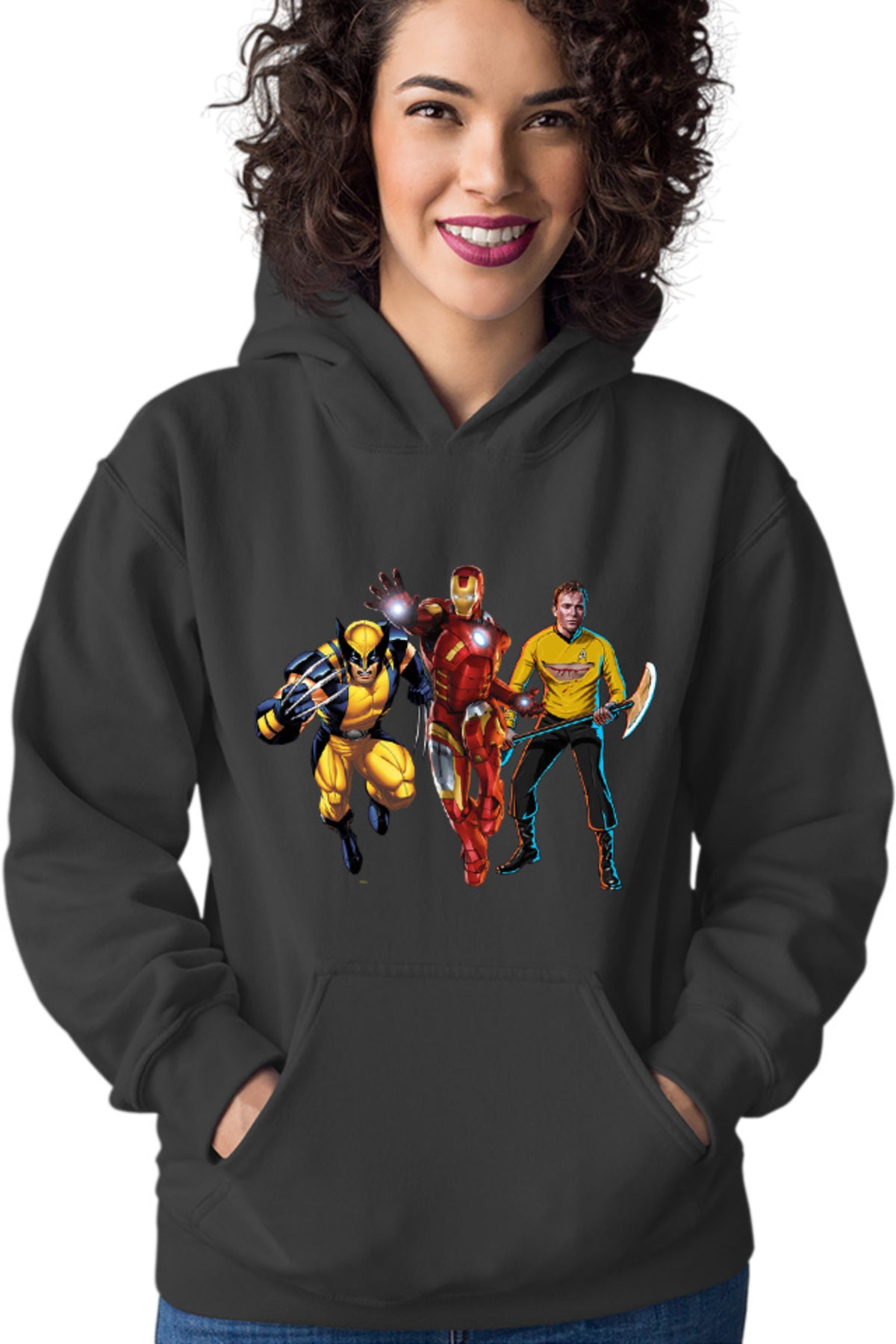 Hanorac dama Ironman Star Trek Wolverine Universe DC