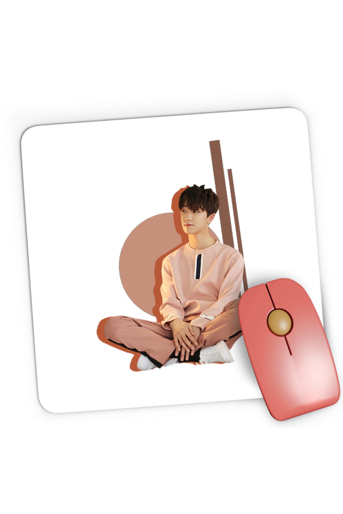 Mousepad Gaming Seventeen Alone Concept Woozi Joshua Hong Hoshi, 21x19 cm