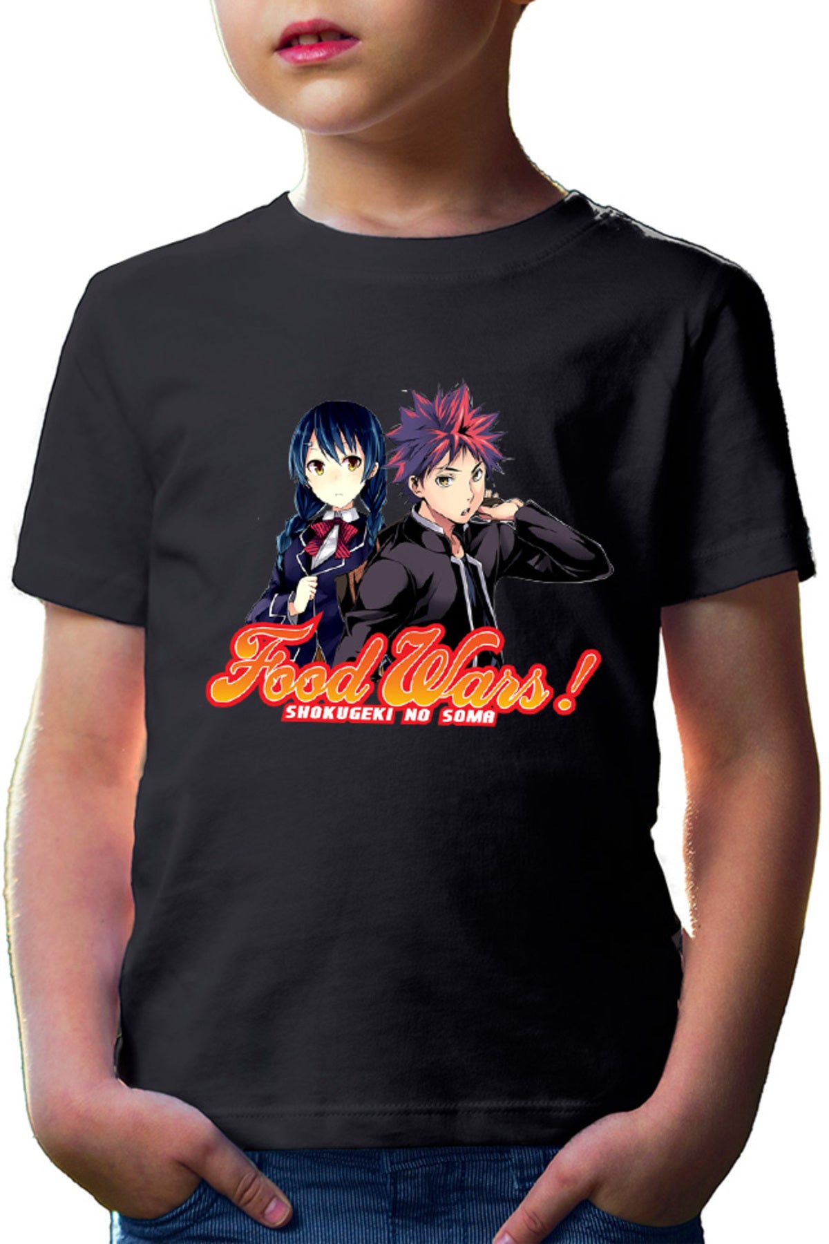 Tricou copii Food Wars Souma Megumi School Competition