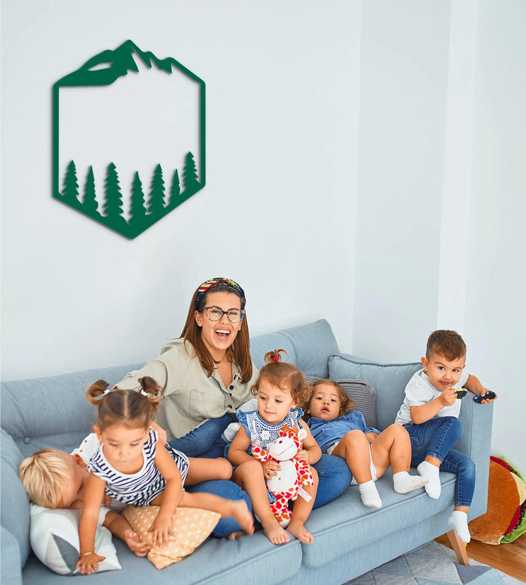 Camping Wall Art: Personalized Family Campground Sign