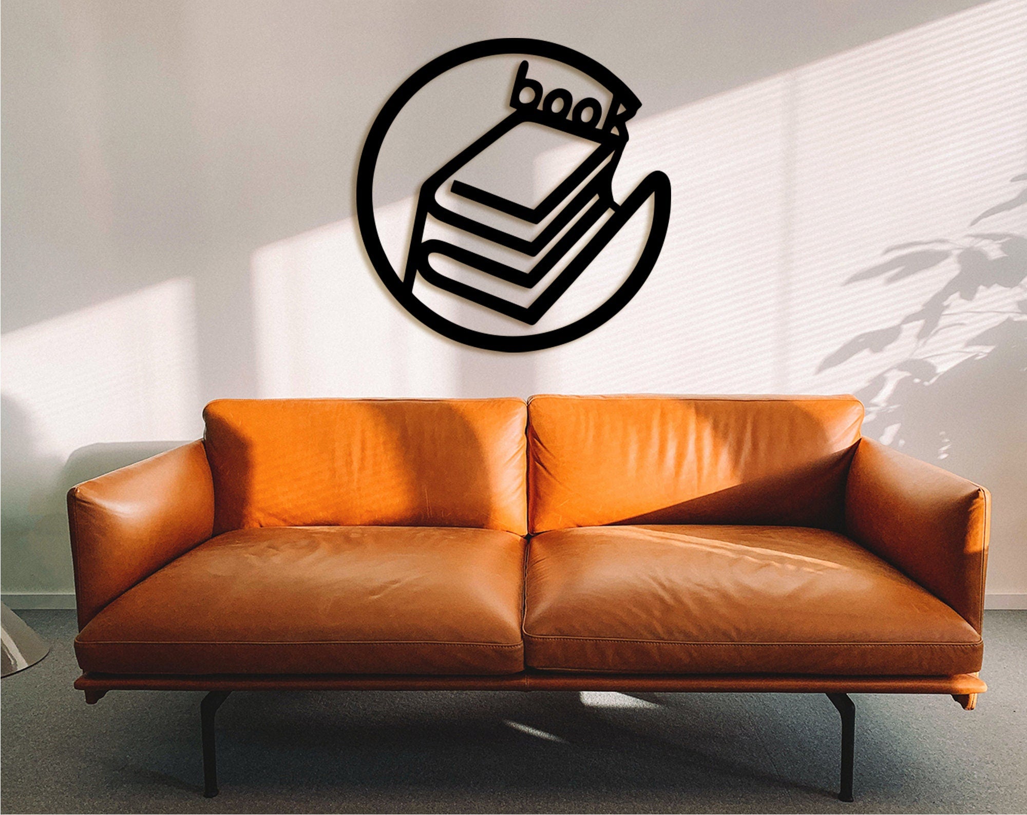 3D Book Wall Decor: Laser Cut Wood Sign