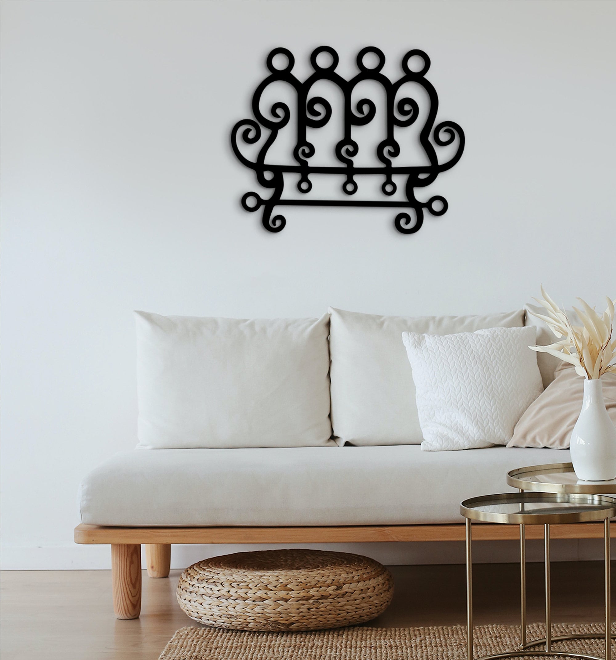 Paimon King Art: 3D Shadow Wood Wall Decor