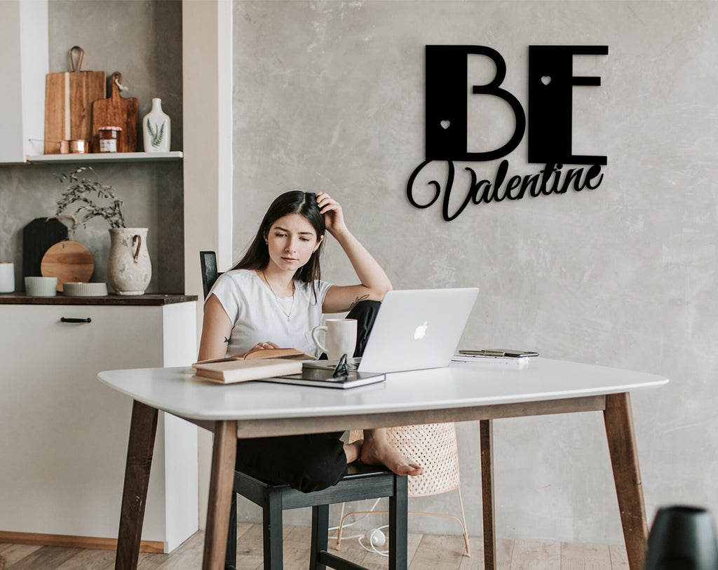 Be My Valentine Wood Wall Decor: 3D Shadow Art