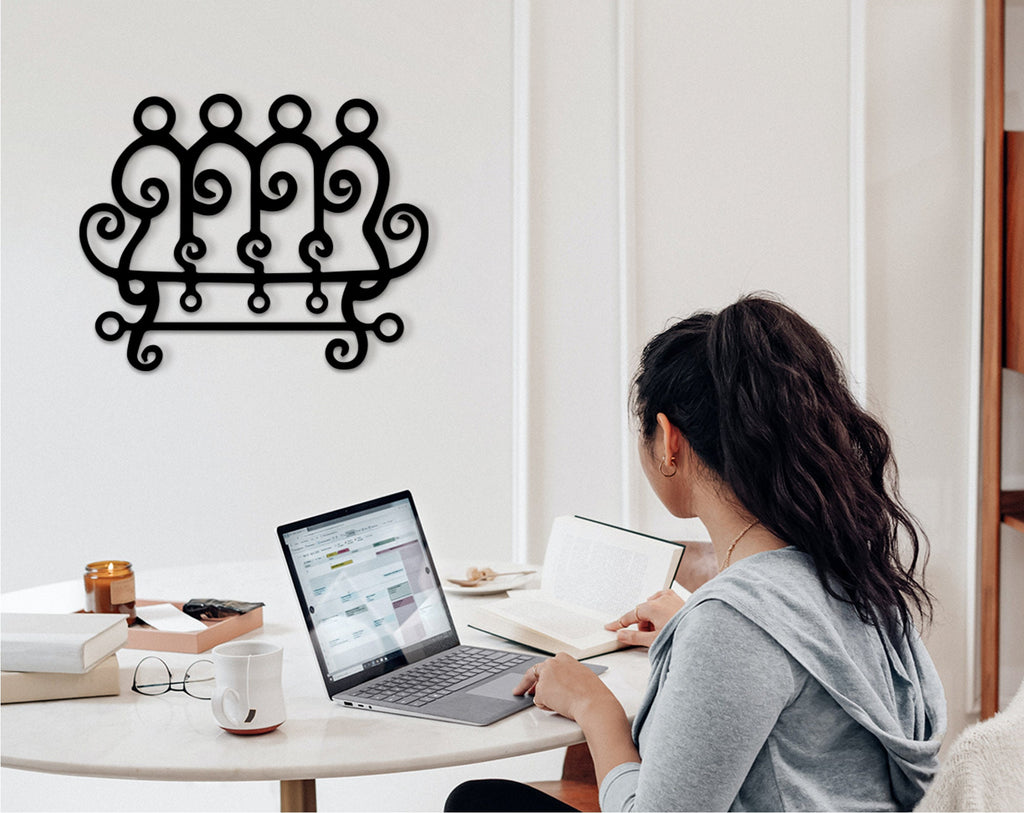 Paimon King Art: 3D Shadow Wood Wall Decor
