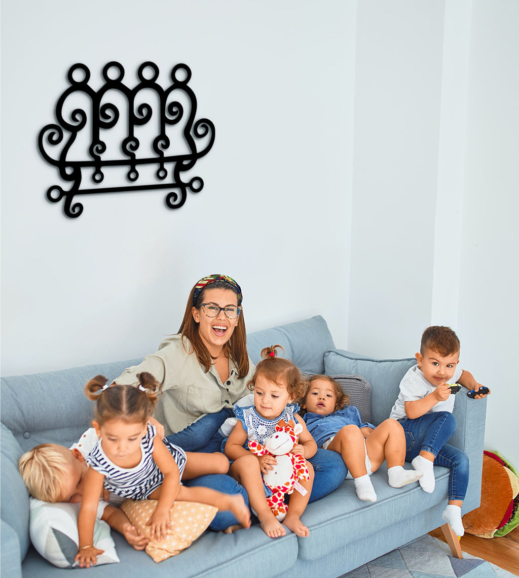 Paimon King Art: 3D Shadow Wood Wall Decor