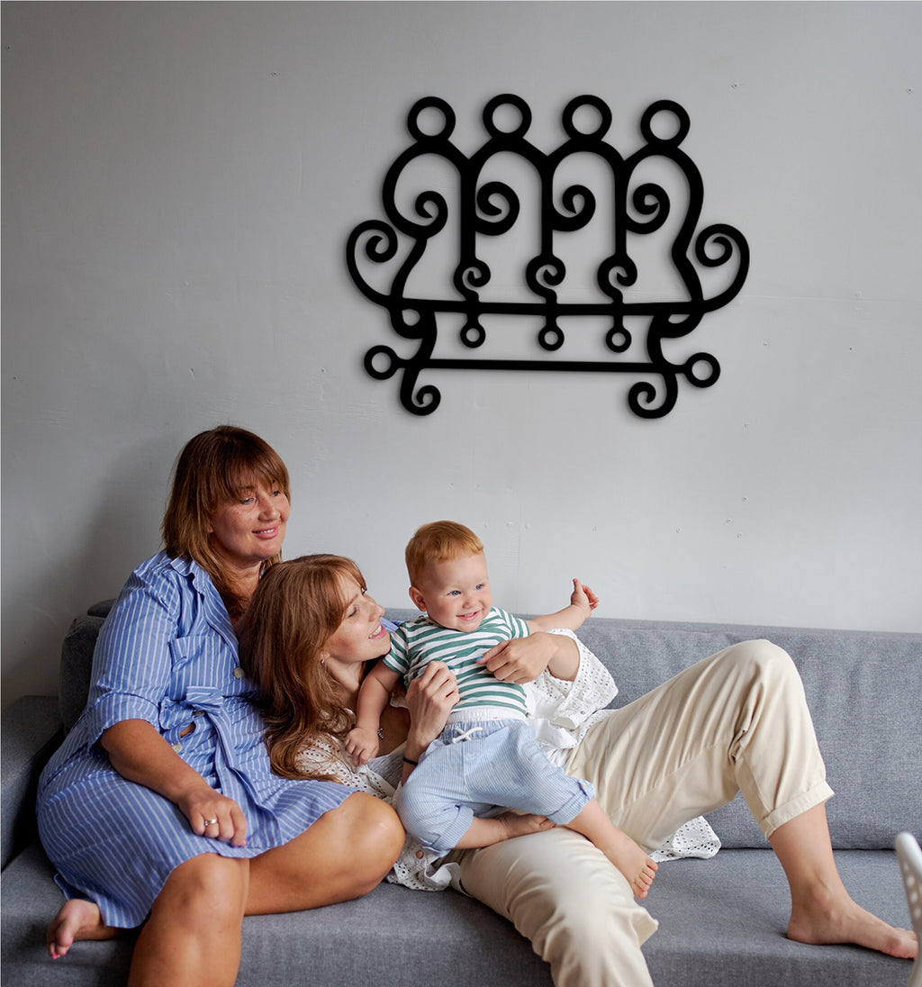 Paimon King Art: 3D Shadow Wood Wall Decor