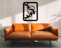 Geometric Geese Wood Wall Art: Modern Home Decor