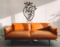 Geometric Human Heart Wall Decor: Healthcare Gift, Medical Art