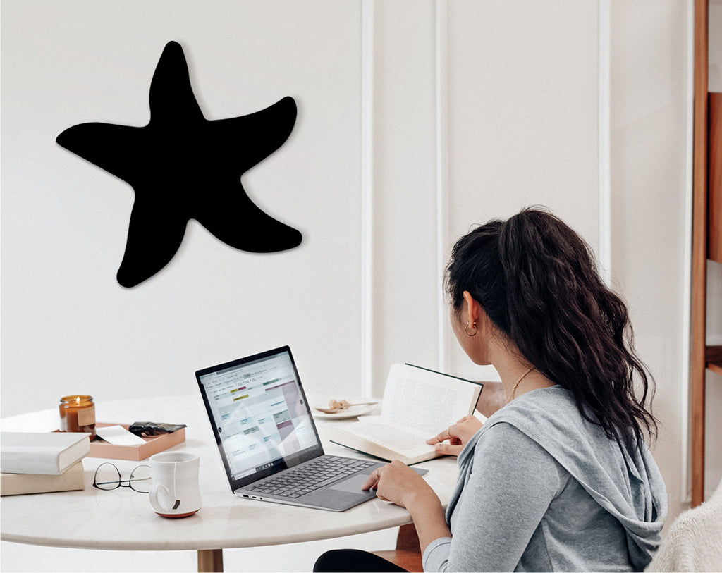 3D Starfish Wood Wall Art: Coastal Home Decor