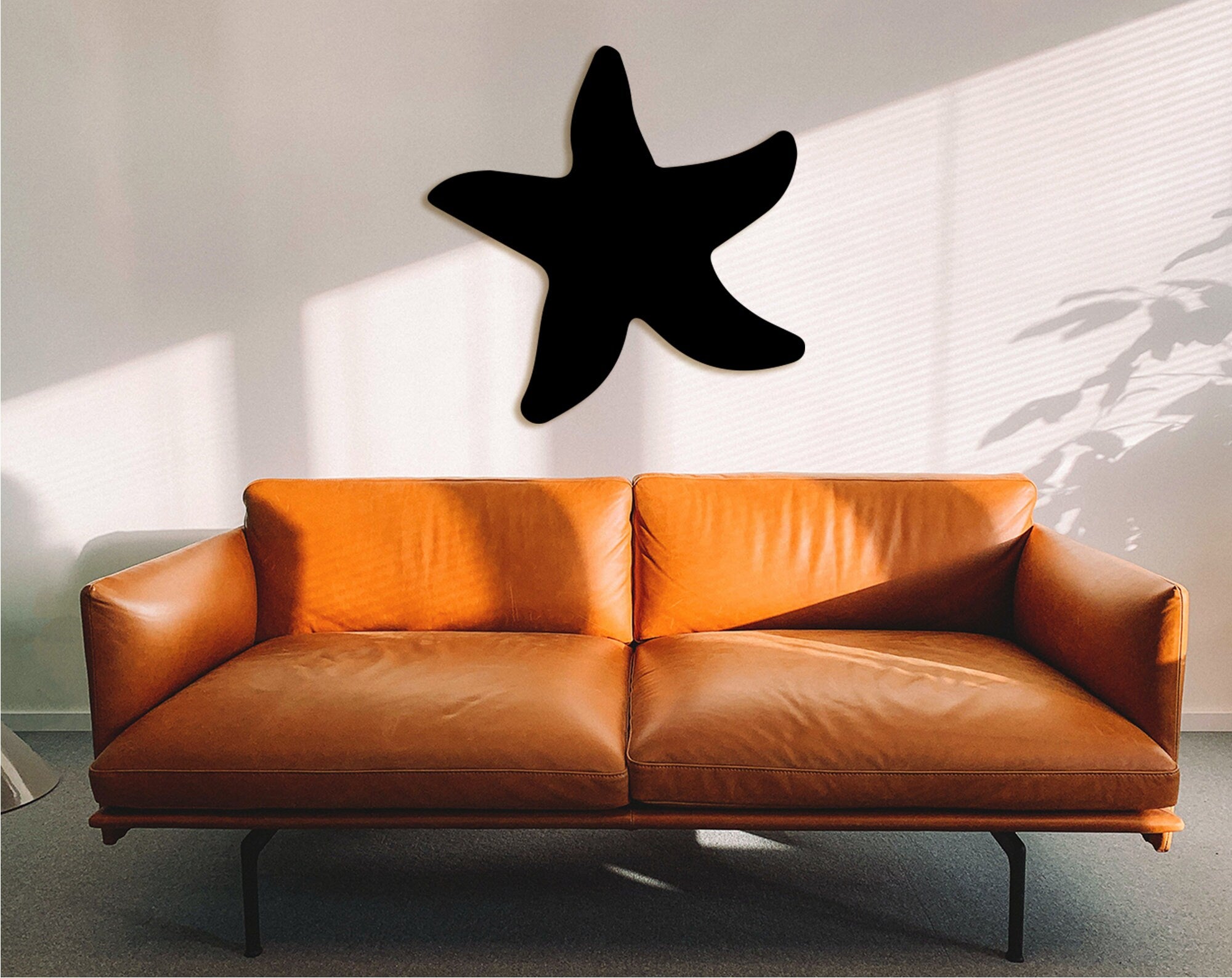 3D Starfish Wood Wall Art: Coastal Home Decor