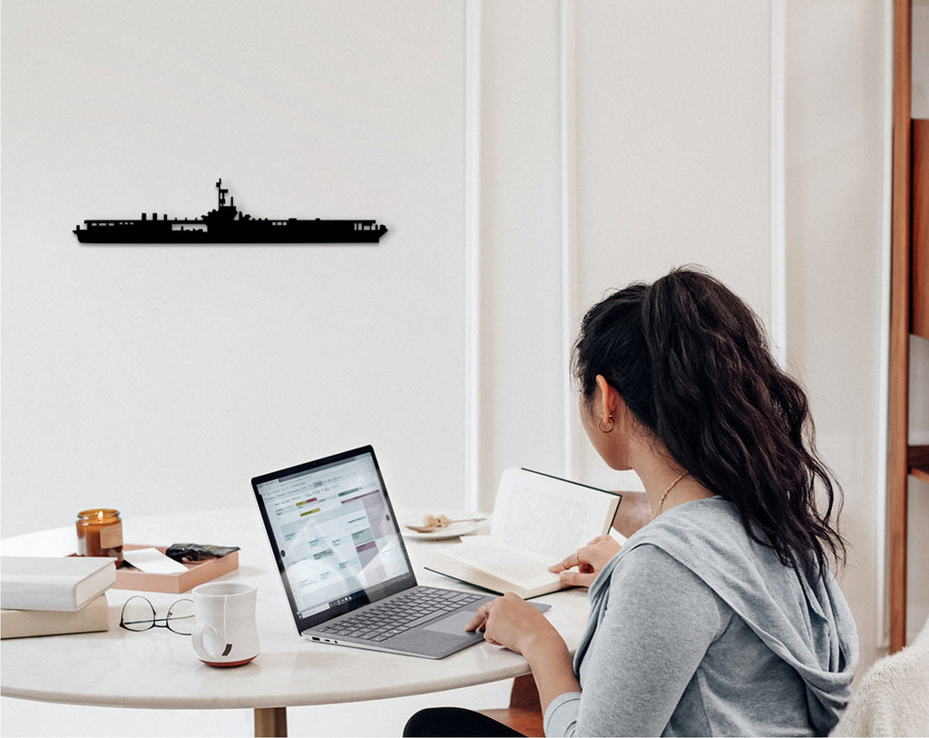 3D Wooden Ship Wall Art: HMS Spey, USS Ronald Reagan