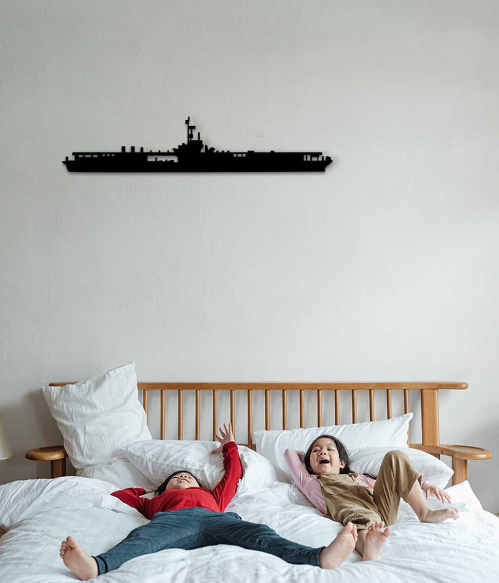 3D Wooden Ship Wall Art: HMS Spey, USS Ronald Reagan