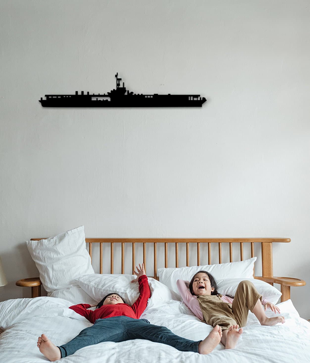 3D Wooden Ship Wall Art: HMS Spey, USS Ronald Reagan