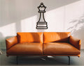 3D Chess Queen Wall Decor: Laser Cut Wood Art
