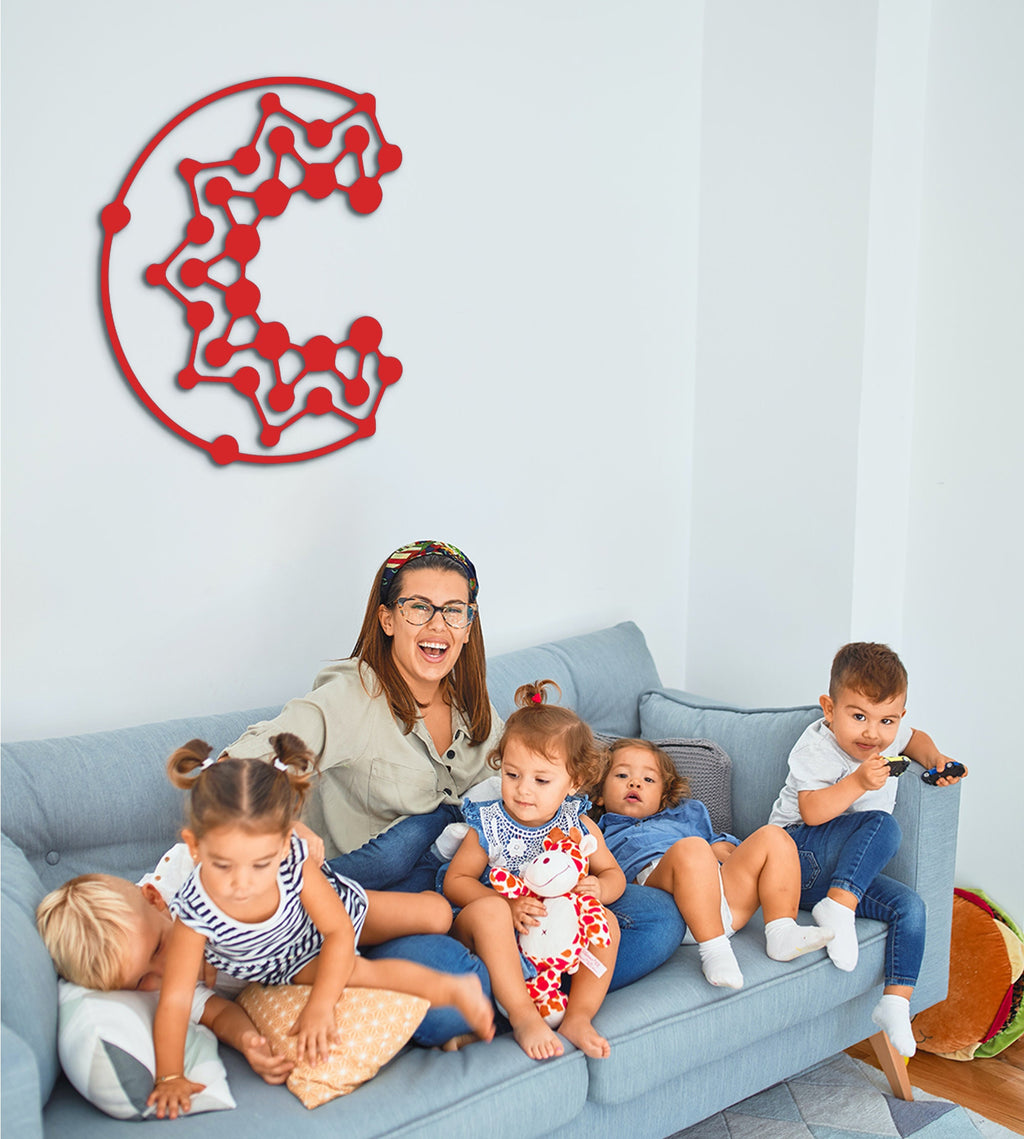 3D Moon Phases Wall Art: Laser Cut Lunar Decor